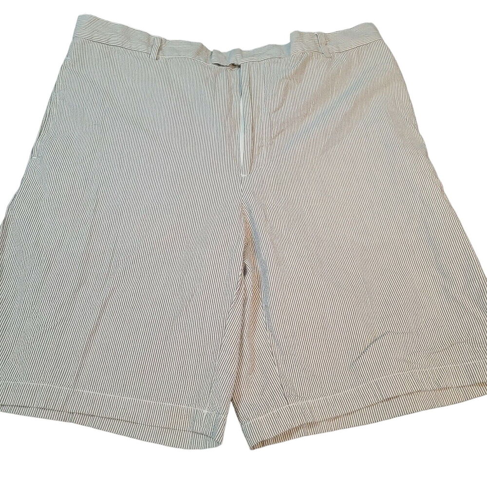 Greg Norman Mens Golf Shorts Multicolor Size 38 100% Cotton Button Zip Pockets